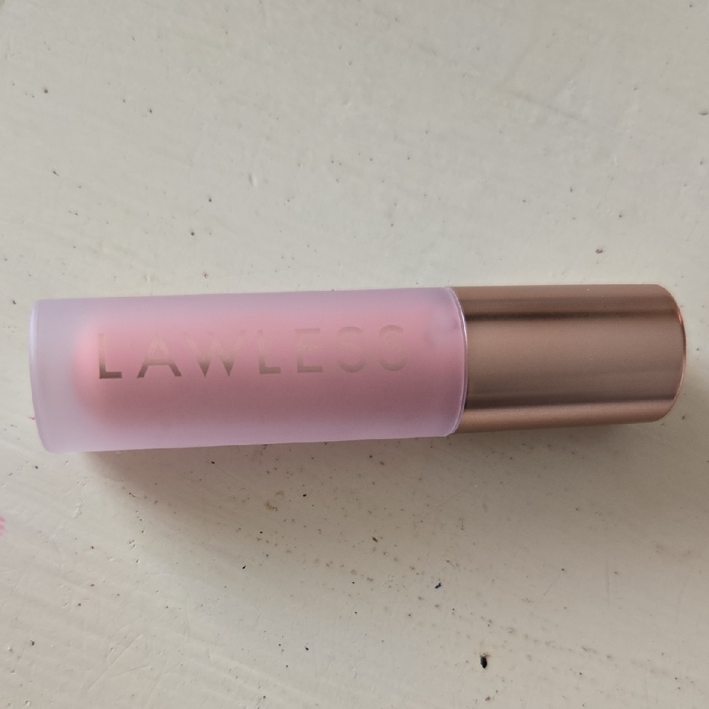 LAWLESS Pink Lip Balm Gloss with Pearlescent Finish